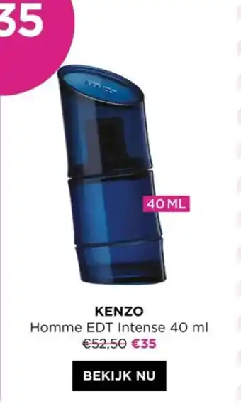 ICI PARIS XL KENZO Homme EDT Intense 40 ml aanbieding