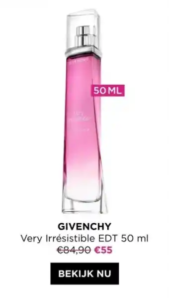 ICI PARIS XL GIVENCHY Very Irrésistible EDT 50 ml aanbieding
