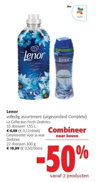 Colruyt Lenor volledig assortiment aanbieding