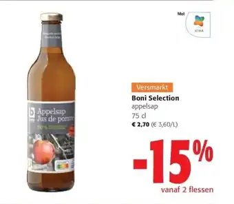 Colruyt Boni selection appelsap 75 cl aanbieding