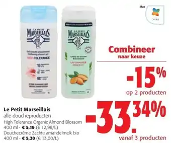 Colruyt Le petit marseillais alle doucheproducten aanbieding
