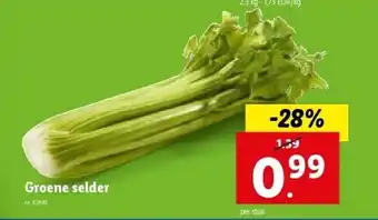 Lidl Groene selder aanbieding