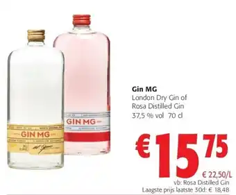 Colruyt Gin mg london dry gin aanbieding