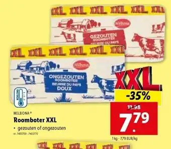 Lidl Roomboter xxl aanbieding