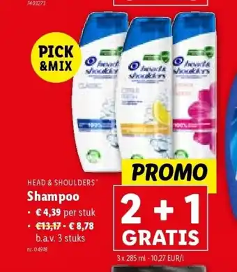 Lidl Shampoo aanbieding