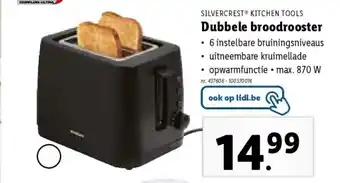 Lidl Dubbele broodrooster aanbieding
