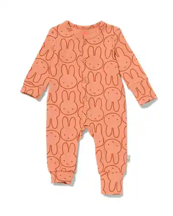HEMA Nijntje nijntje meegroei overslagpak rib bruin (bruin) aanbieding