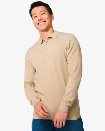 HEMA Hema heren trui zand (zand) aanbieding