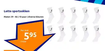 Action Lotto sportsokken aanbieding