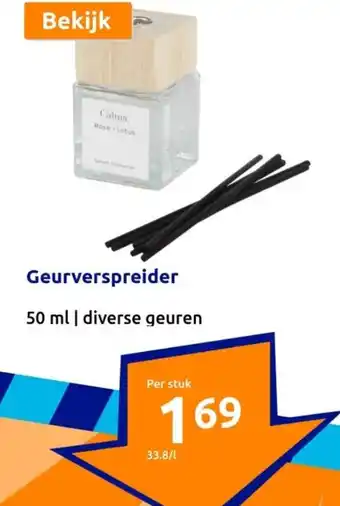 Action Geurverspreider 50ml aanbieding