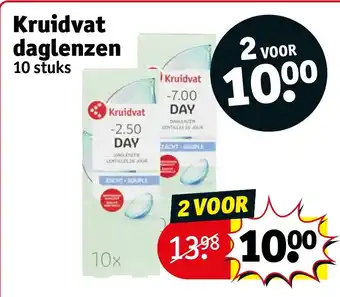 Kruidvat Kruidvat daglenzen 10 stuks aanbieding