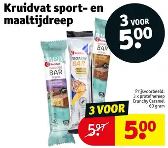 Kruidvat Kruidvat sport- en maaltijdreep aanbieding