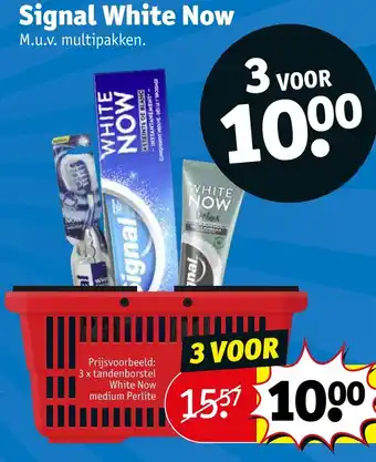 Kruidvat Signal White Now aanbieding