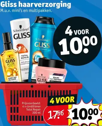 Kruidvat Gliss haarverzorging aanbieding