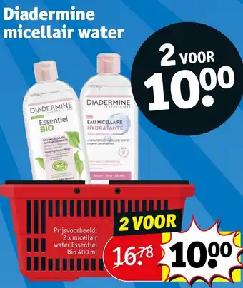 Kruidvat Diadermine micellair water aanbieding