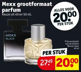 Kruidvat Mexx grootformaat parfum aanbieding