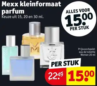 Kruidvat Mexx kleinformaat parfum aanbieding
