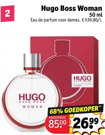 Kruidvat Hugo Boss Woman 50 ml aanbieding
