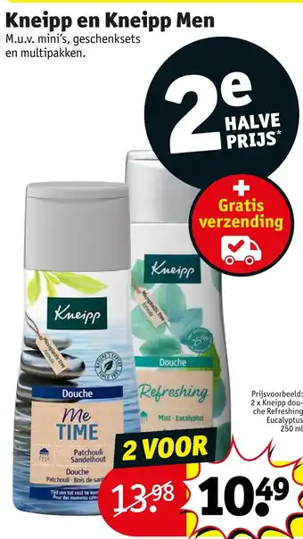 Kruidvat Kneipp en Kneipp Men aanbieding