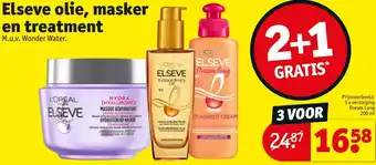 Kruidvat Elseve olie, masker en treatment aanbieding