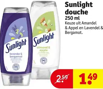 Kruidvat Sunlight douche 250 ml aanbieding