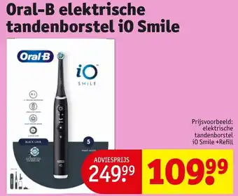 Kruidvat Oral-B elektrische tandenborstel i0 Smile aanbieding