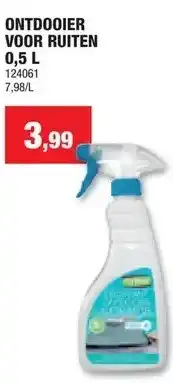 Hubo Ontdooier voor ruiten 0,5 l aanbieding