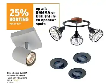 GAMMA Gamma opbouwspot genua aanbieding