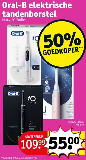 Kruidvat Oral-B elektrische tandenborstel aanbieding