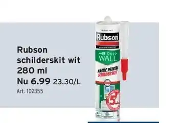 GAMMA Rubson schilderskit wit 280 ml aanbieding