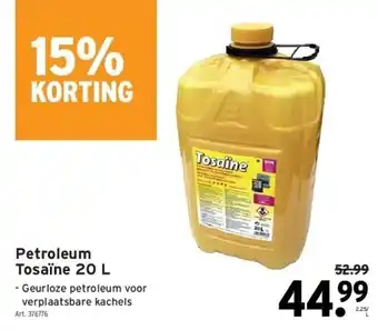 GAMMA Petroleum tosaïne 20 l aanbieding