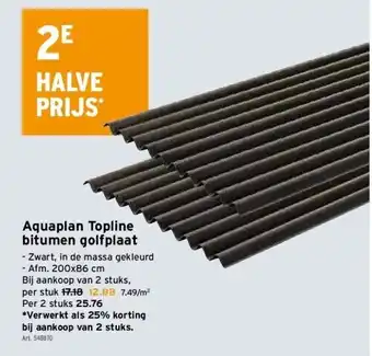 GAMMA Aquaplan topline bitumen golfplaat aanbieding