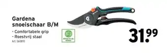 GAMMA Gardena snoeischaar b/m aanbieding