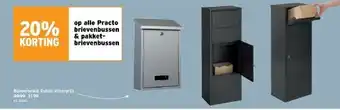 GAMMA Op alle practo brievenbussen & pakketbrievenbussen aanbieding