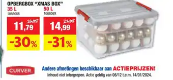 Hubo Opbergbox “xmas box” aanbieding