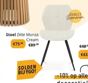 YGO Stoel aanbieding