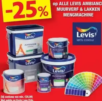 Hubo Op alle levis ambiance muurverf & lakken mengmachine aanbieding