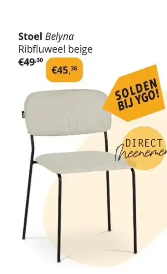 YGO Stoel aanbieding