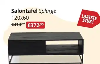 YGO Salontafel splurge aanbieding