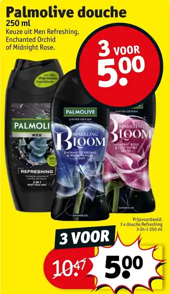Kruidvat Palmolive douche 250ml aanbieding