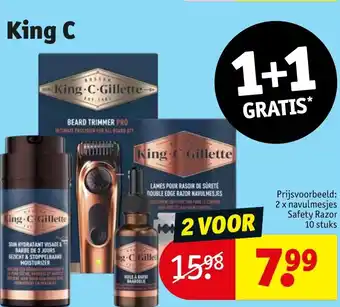 Kruidvat King C-Gillette aanbieding