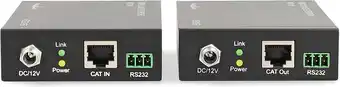 Bol.com Hdmi-extender - over cat6 - tot 60 m - 4k@60hz - 18 gbps - metaal - antraciet aanbieding