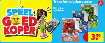 Kruidvat Transformeerbare auto aanbieding
