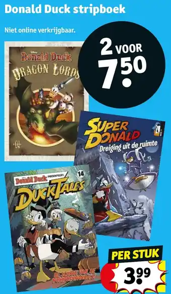 Kruidvat Donald Duck stripboek aanbieding