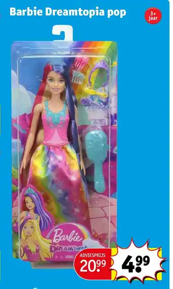Kruidvat Barbie Dreamtopia pop aanbieding