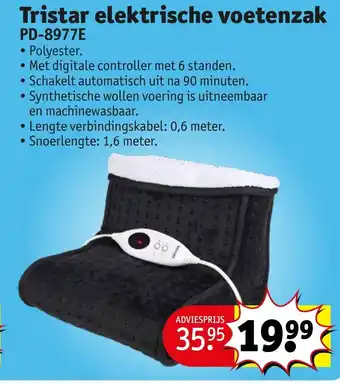 Kruidvat Tristar elektrische voetenzak aanbieding