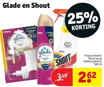 Kruidvat Glade en Shout aanbieding