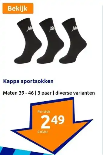Action Kappa sportsokken aanbieding
