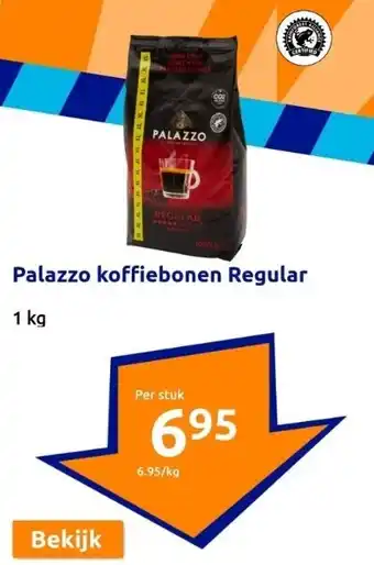 Action Palazzo koffiebonen regular aanbieding