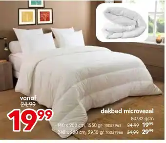 Yess Dekbed microvezel aanbieding